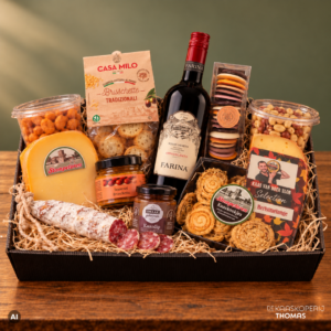 Cadeaupakket 'luxe met wijn'