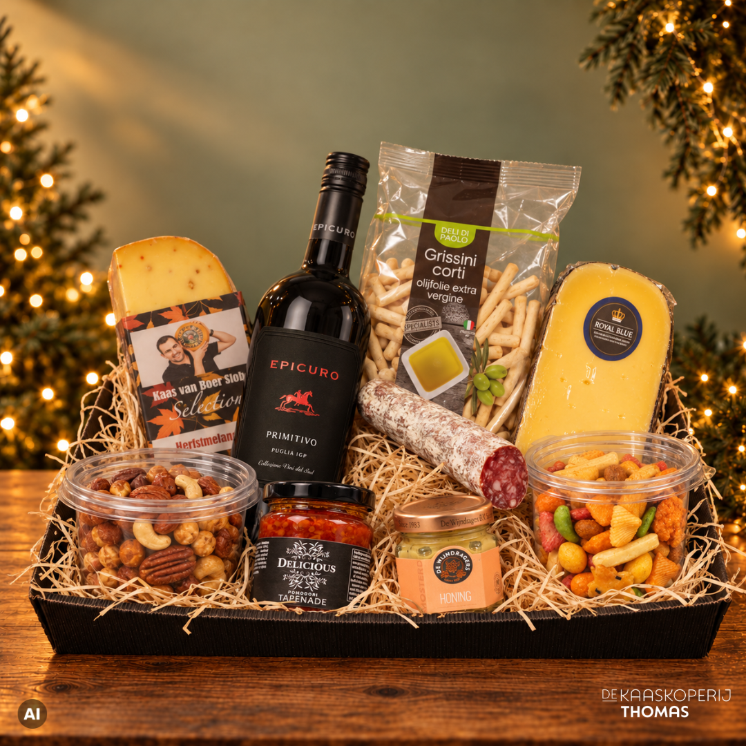 Kerstpakket 'rode wijn'